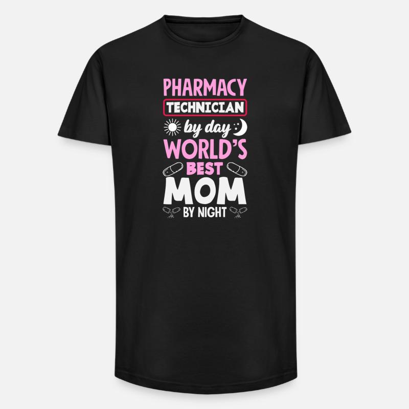 Apotheker Pharmazeutisch-technischer - Long Fit Männer T-Shirt - Schwarz