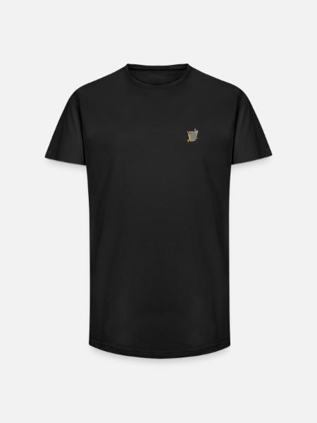 Foodbox asiatico - T-shirt uomo a vestibilità lunga - nero