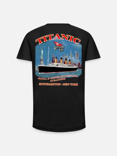 TITANIC creation Louis RUNEMBERG © Adagp - Long Fit Men's T-Shirt - black