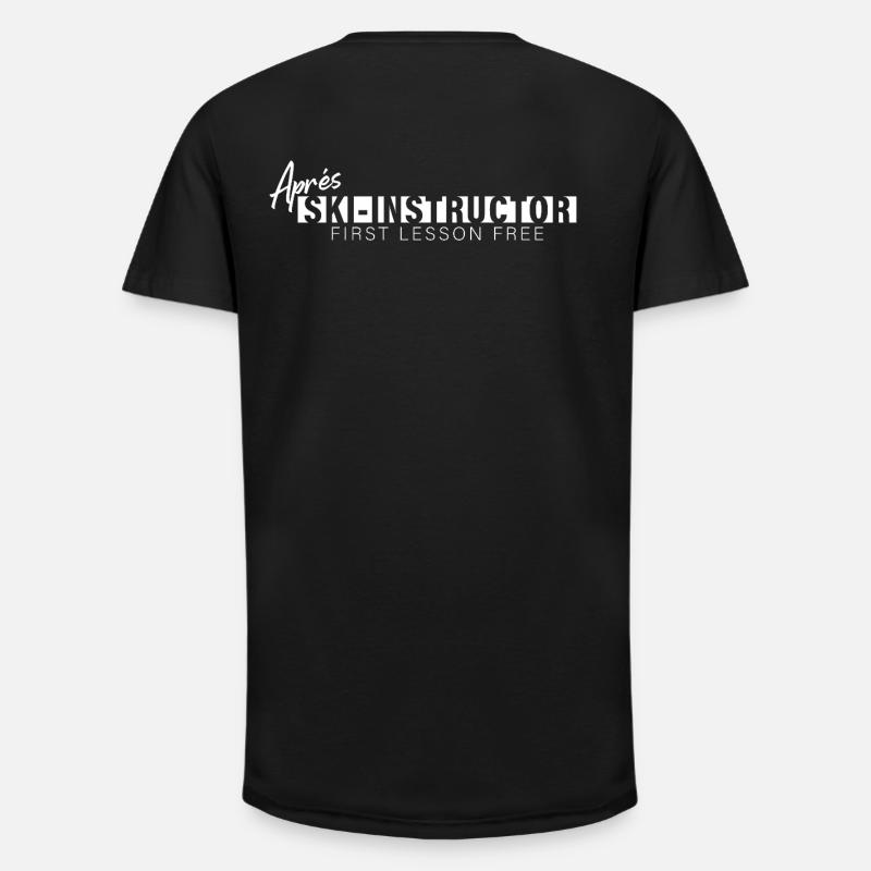 Après Ski Instructor – Motiv - Long Fit Männer T-Shirt - Schwarz