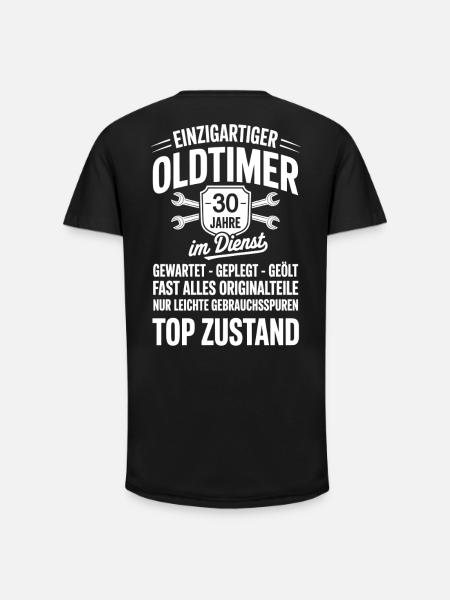 30° anniversario di servizio - collega di lavoro - T-shirt uomo a vestibilità lunga - nero