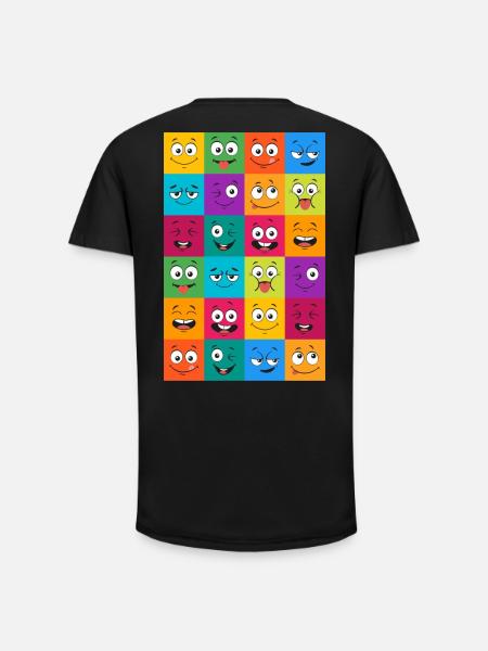 Motivation - T-shirt coupe longue homme - noir