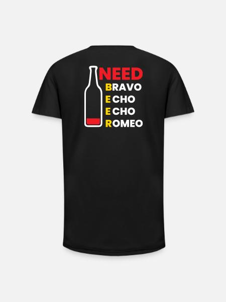 Lust for Life Bottle Design - Long Fit Men's T-Shirt - black