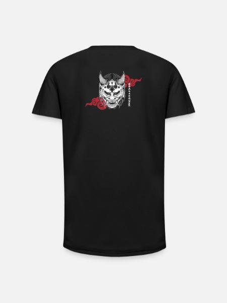 OriMask - Long Fit Men's T-Shirt - black