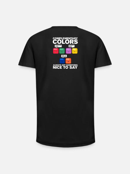 Kunstner kunstner kunstner gave - Long fit herre T-shirt - sort