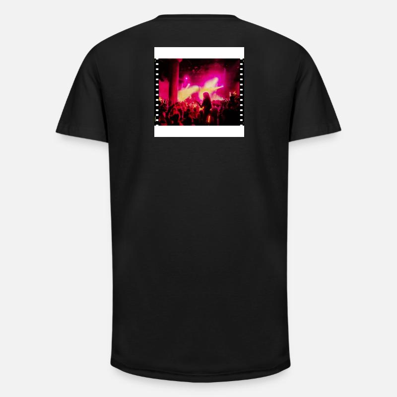 Partys  - Long Fit Männer T-Shirt - Schwarz
