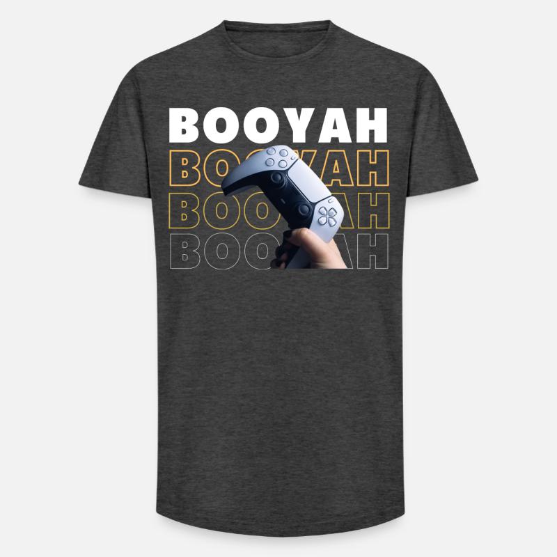 Design von Gaming-Inhalten mit VR-Controller - Long Fit Männer T-Shirt - Anthrazit