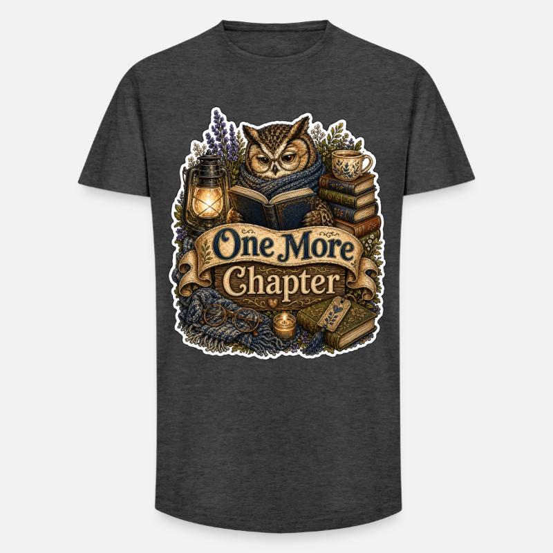 One More Chapter - Long Fit Männer T-Shirt - Anthrazit