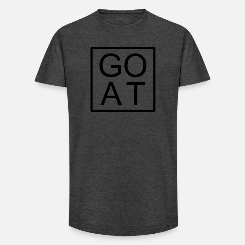 ZIEGE - Long Fit Männer T-Shirt - Anthrazit