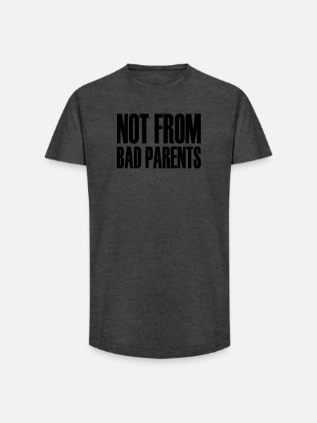 Nicht von schlechten Eltern - Long Fit Männer T-Shirt - Anthrazit