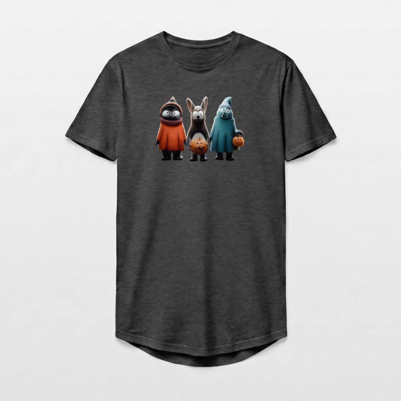 Gruseliges Süßes oder Saures – Halloween Wooligans Long Fit Männer T-Shirt