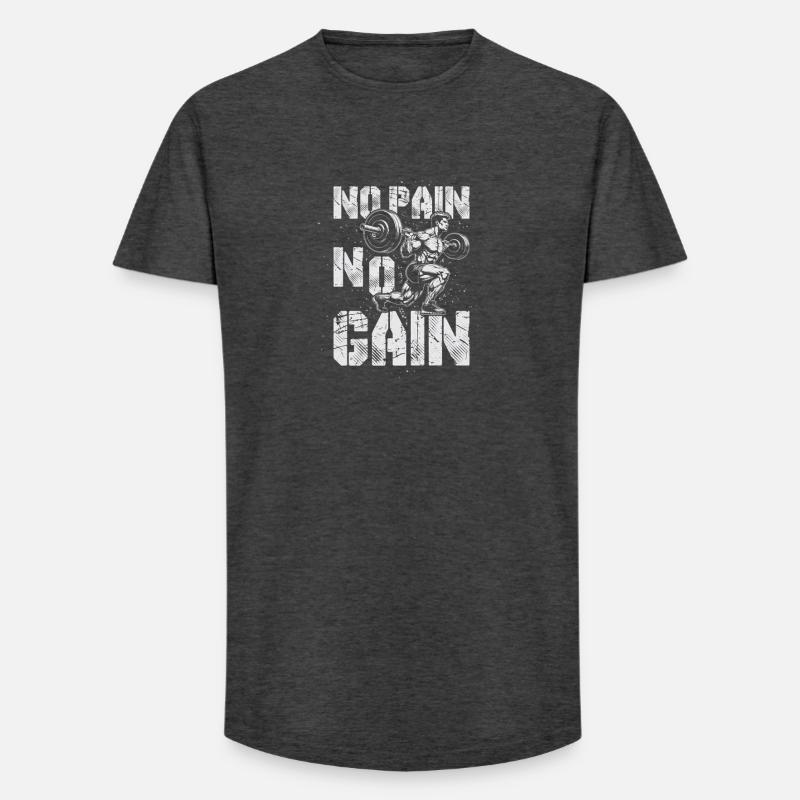 Kampfsport Motivationstraining Design - Long Fit Männer T-Shirt - Anthrazit