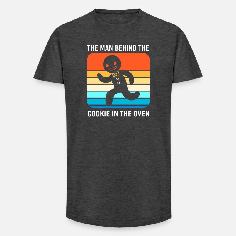 Werdender Papa werdende Väter - Long Fit Männer T-Shirt - Anthrazit