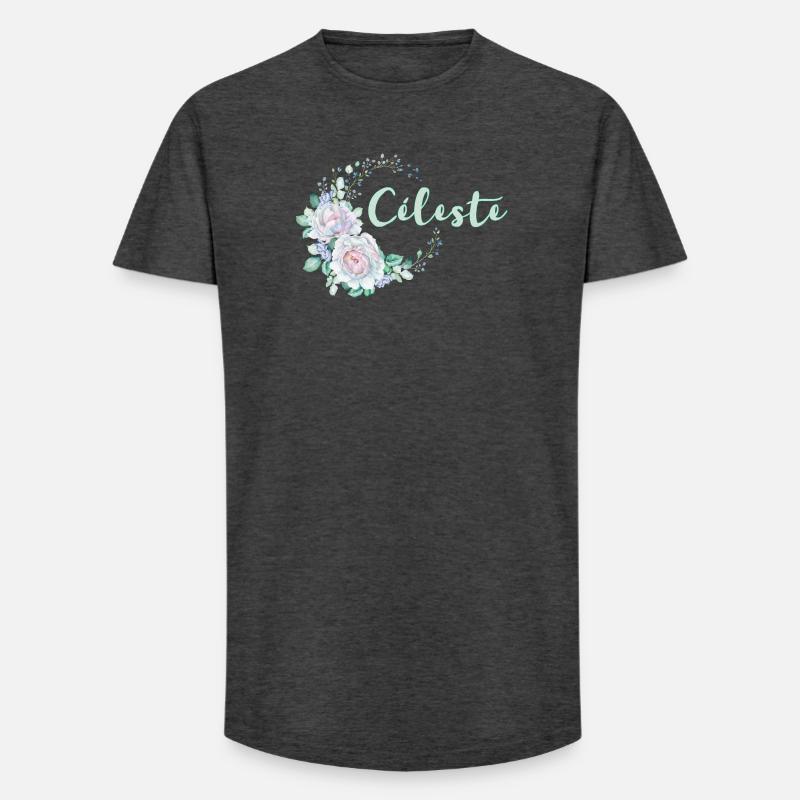 Für Celeste - Long Fit Männer T-Shirt - Anthrazit