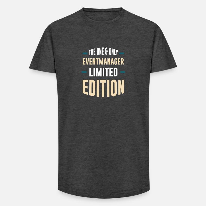 Eventmanager Limitierte Edition - Long Fit Männer T-Shirt - Anthrazit