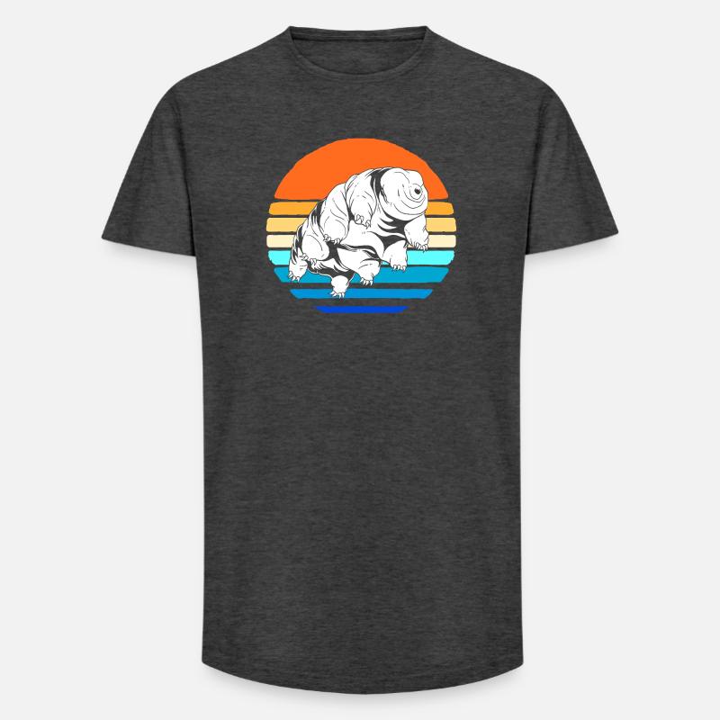 Tardigrade Tardigrades Bärtierchen Wasserbär - Long Fit Männer T-Shirt - Anthrazit