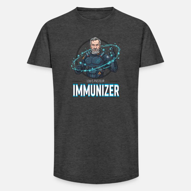 Pasteur Immunizer Armor - T-shirt coupe longue homme - charbon