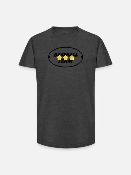 Baseball Team - Sport - Long Fit Men's T-Shirt - charcoal grey