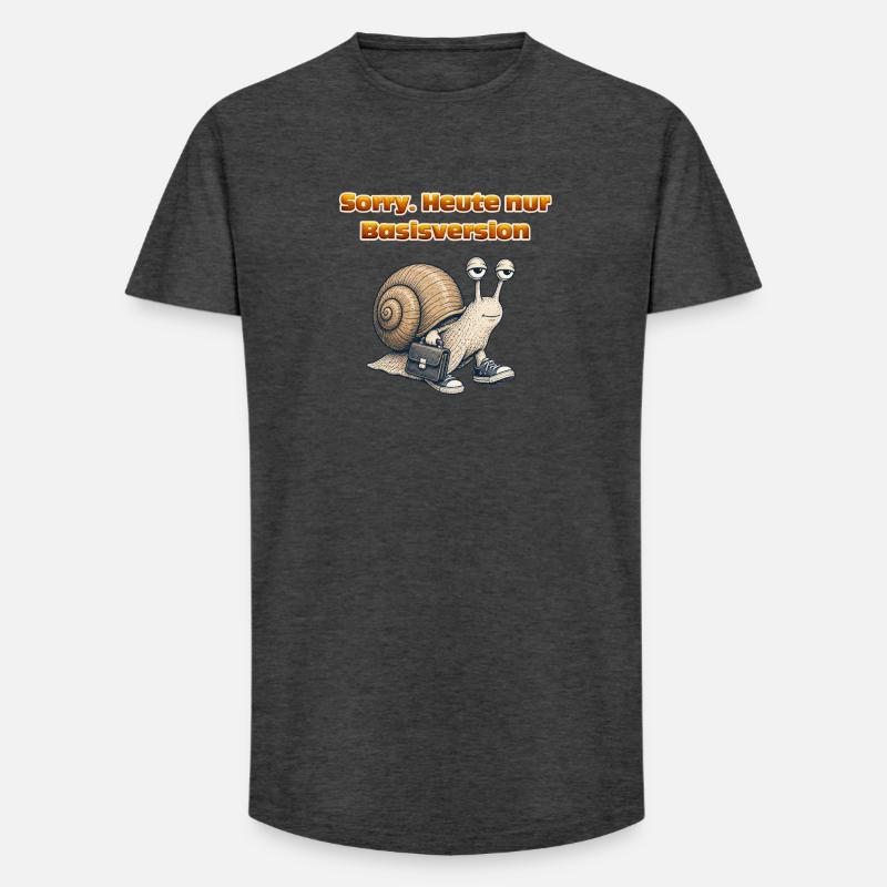 Sorry. Heute nur Basisversion - Long Fit Männer T-Shirt - Anthrazit