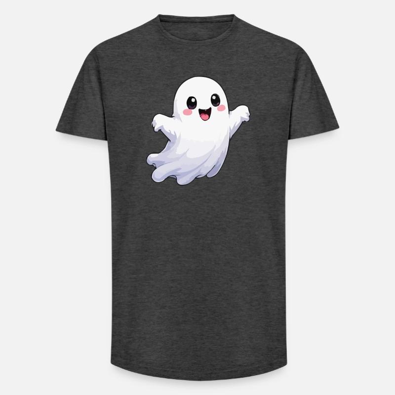 geist-comic-fun - Long Fit Männer T-Shirt - Anthrazit