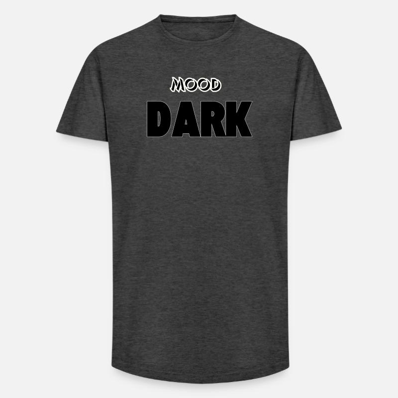Stimmung: Dunkel - Long Fit Männer T-Shirt - Anthrazit