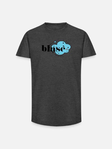 Blasé - Long Fit Men's T-Shirt - charcoal grey