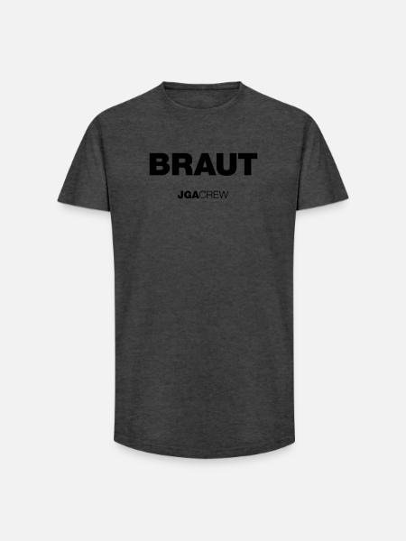 JGA: Team Braut (Jungesellinnenabschied) - Long Fit Männer T-Shirt - Anthrazit