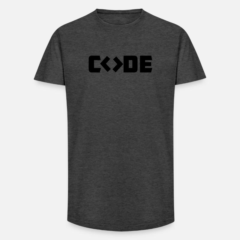 Programmierer-Code - Long Fit Männer T-Shirt - Anthrazit