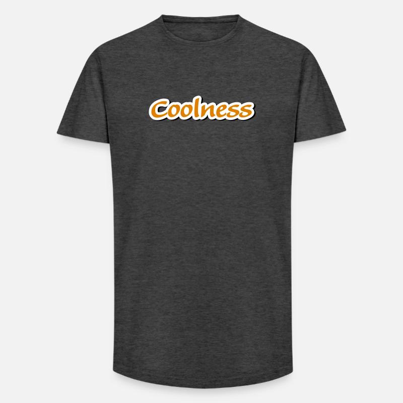 coolness claim Vectorgraphic - Long Fit Männer T-Shirt - Anthrazit