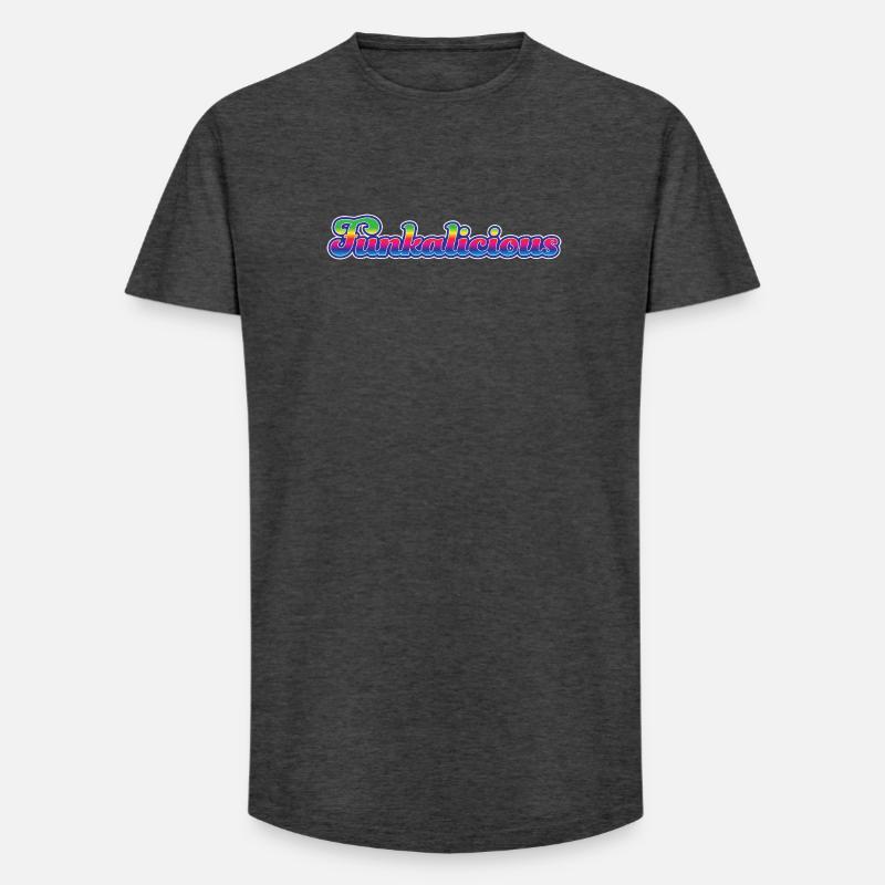 Funkalicious - Long Fit Männer T-Shirt - Anthrazit
