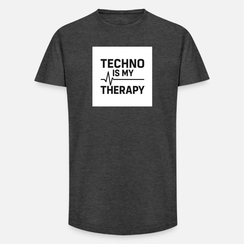 FFF2E098-3E0D-4F1A-841F-4C2C13A47547 - Long Fit Männer T-Shirt - Anthrazit