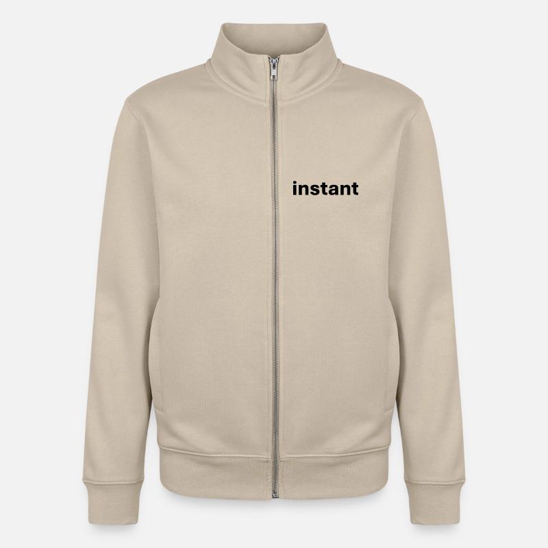 Instant - Unisex Organic Zip Sweatshirt by Stanley/Stella - desert dust