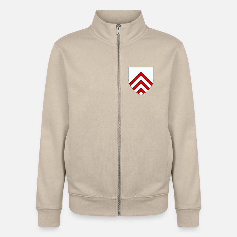Wappen von Perche - Unisex Organic Zip Sweatshirt von Stanley/Stella - Cremebeige