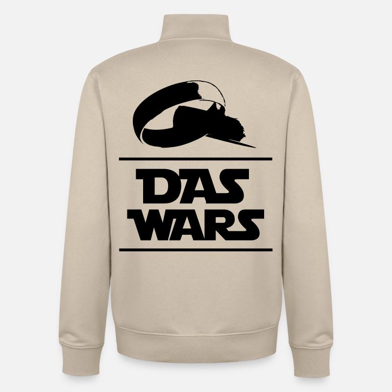 Das Wars - Heirat - Unisex Organic Zip Sweatshirt von Stanley/Stella - Cremebeige