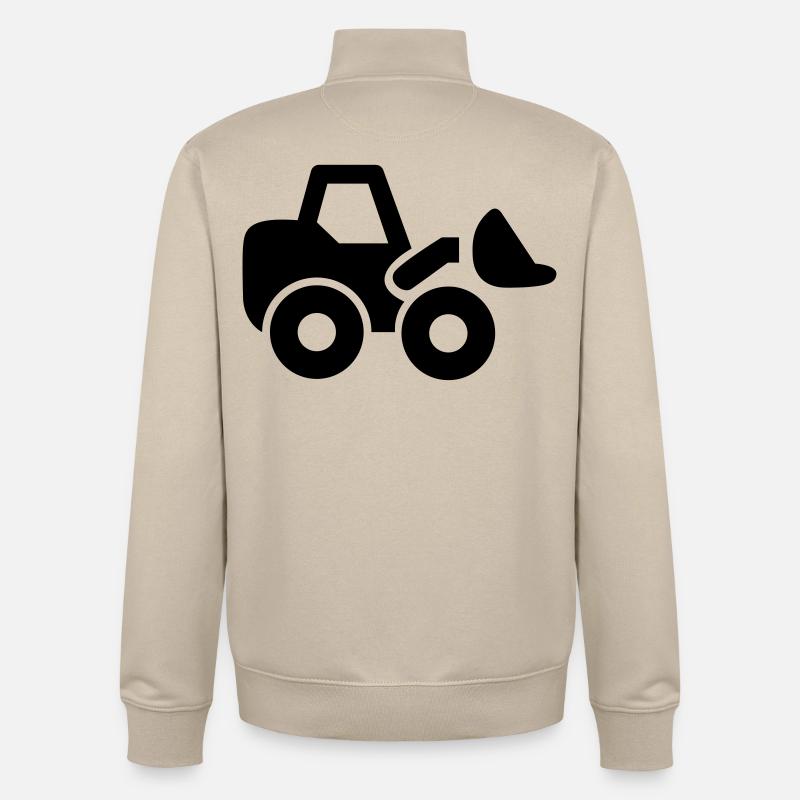 Bagger - Unisex Organic Zip Sweatshirt von Stanley/Stella - Cremebeige