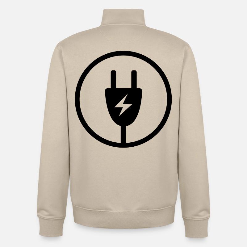 Fiche d'alimentation - Sweat zippé unisexe en coton bio Stanley/Stella - beige crème