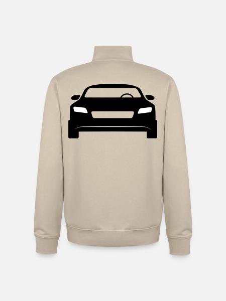 Sportwagen - Unisex Organic Zip Sweatshirt von Stanley/Stella - Cremebeige