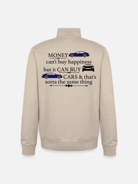 automobile - Unisex Organic Zip Sweatshirt by Stanley/Stella - desert dust