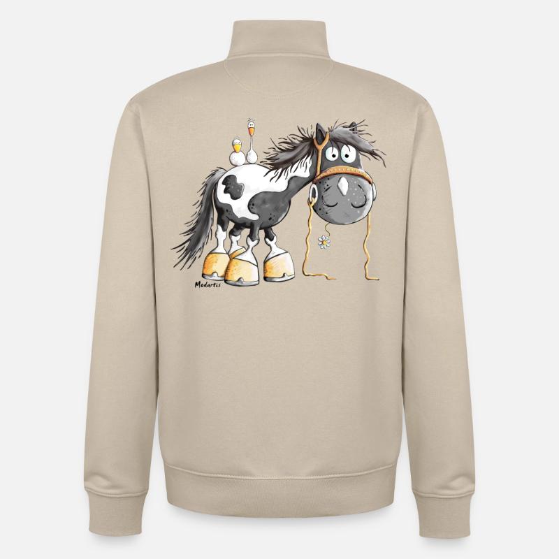 Schecki Schecke - Unisex Organic Zip Sweatshirt von Stanley/Stella - Cremebeige