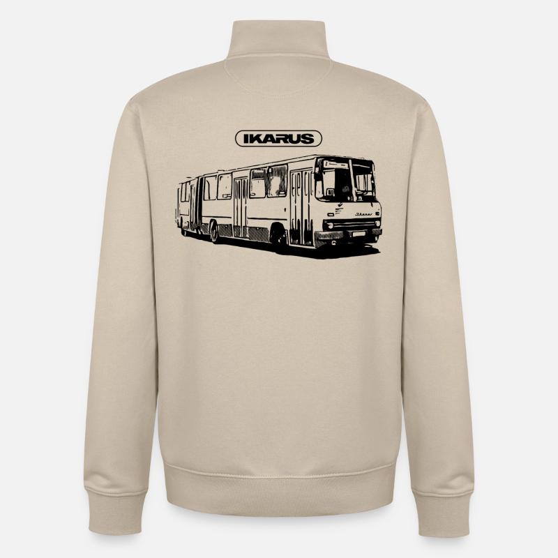 IKARUS 280 - Unisex Organic Zip Sweatshirt von Stanley/Stella - Cremebeige