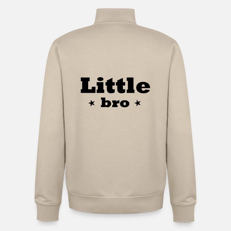 Kleiner Bruder - Unisex Organic Zip Sweatshirt von Stanley/Stella - Cremebeige