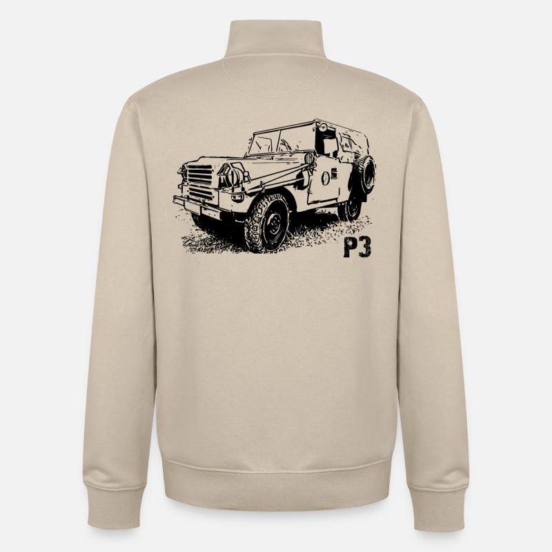 IFA - P3 - Sachsenring - Unisex Organic Zip Sweatshirt von Stanley/Stella - Cremebeige