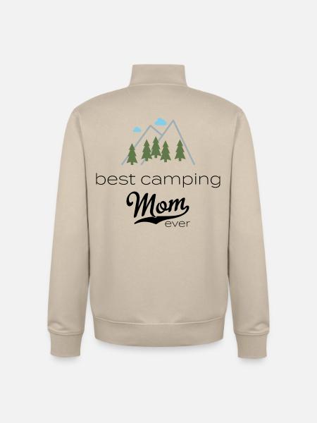 camper - Unisex Organic Zip Sweatshirt by Stanley/Stella - desert dust