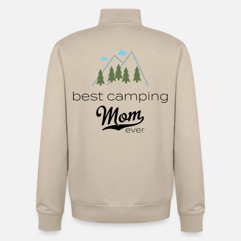 camper - Unisex Organic Zip Sweatshirt by Stanley/Stella - desert dust