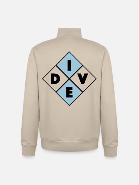 Dive - Unisex Organic Zip Sweatshirt by Stanley/Stella - desert dust