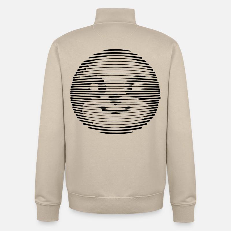 Zoo Faultier Säugetier Langsam Tier Müde - Unisex Organic Zip Sweatshirt von Stanley/Stella - Cremebeige