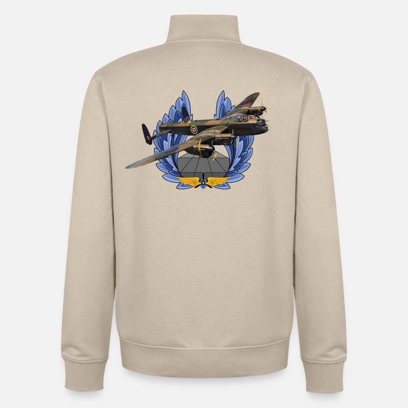 Lancaster - Sweat zippé unisexe en coton bio Stanley/Stella - beige crème