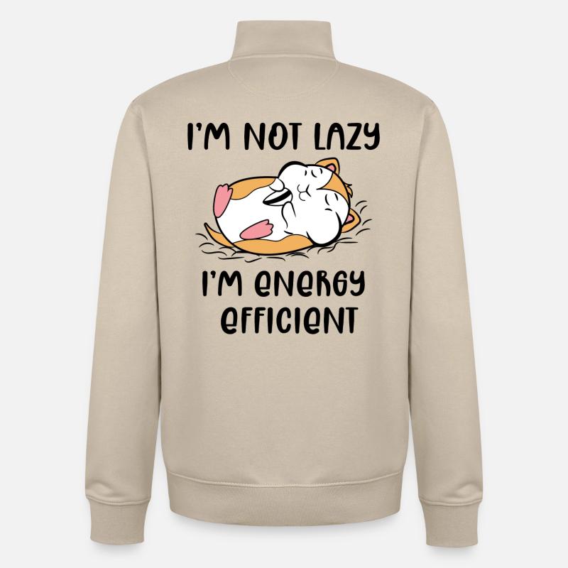 Haustiere Lieblingstier Hamster Statement Tiere - Unisex Organic Zip Sweatshirt von Stanley/Stella - Cremebeige