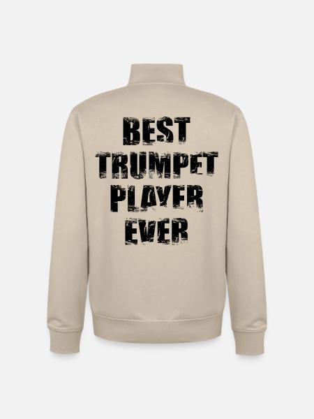 Bester Trompeter - Unisex Organic Zip Sweatshirt von Stanley/Stella - Cremebeige
