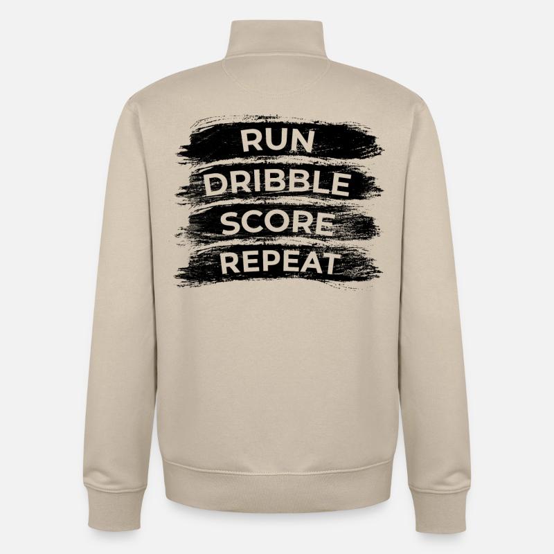 Techniques de hockey sur gazon - Sweat zippé unisexe en coton bio Stanley/Stella - beige crème